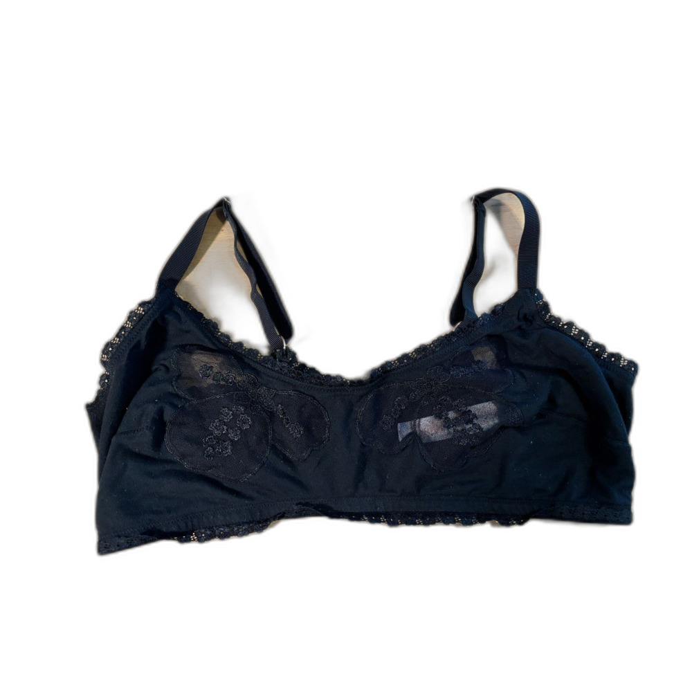 Savage X Fenty Black A Peek Behind the Lace Bralette 2X